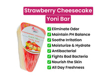Load image into Gallery viewer, Strawberry Cheesecake Yoni Soap Bar