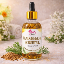 Load image into Gallery viewer, Fenugreek &amp; Horsetail Hair Growth Oil